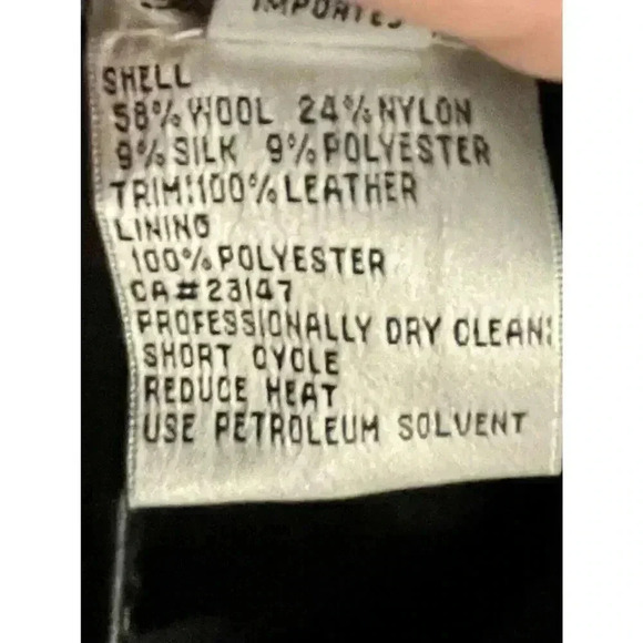 Talbots 8P Wool Blend Womens Blazer Professional Office Wear Tan Black - Picture 5 of 7